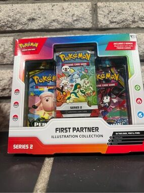 Pokemon First Partner Illustration Collection Series 2 - Red, Blue, Green